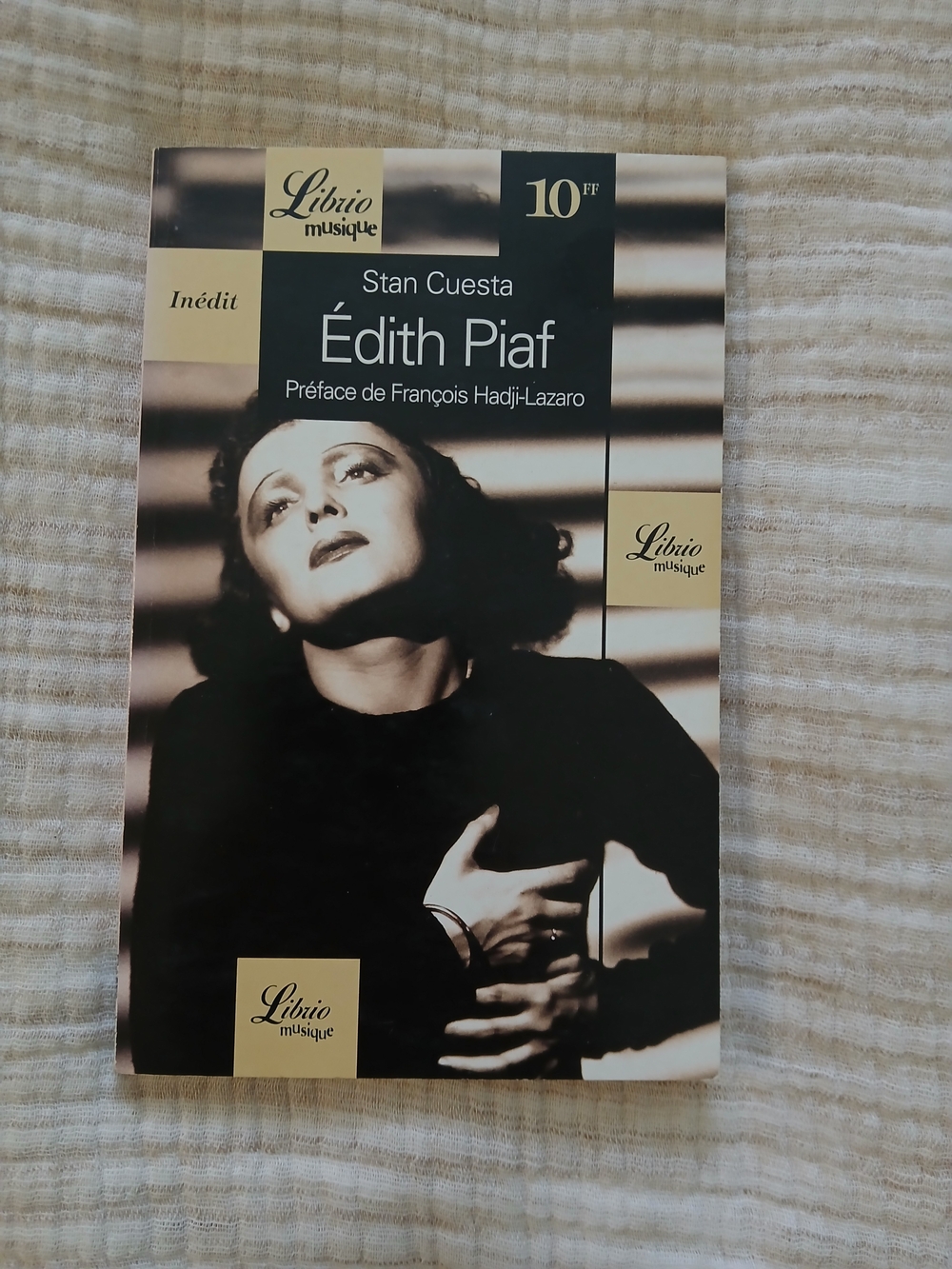 (2/15$) Édith Piaf by Stan Cuesta — Librio Musique French Edition